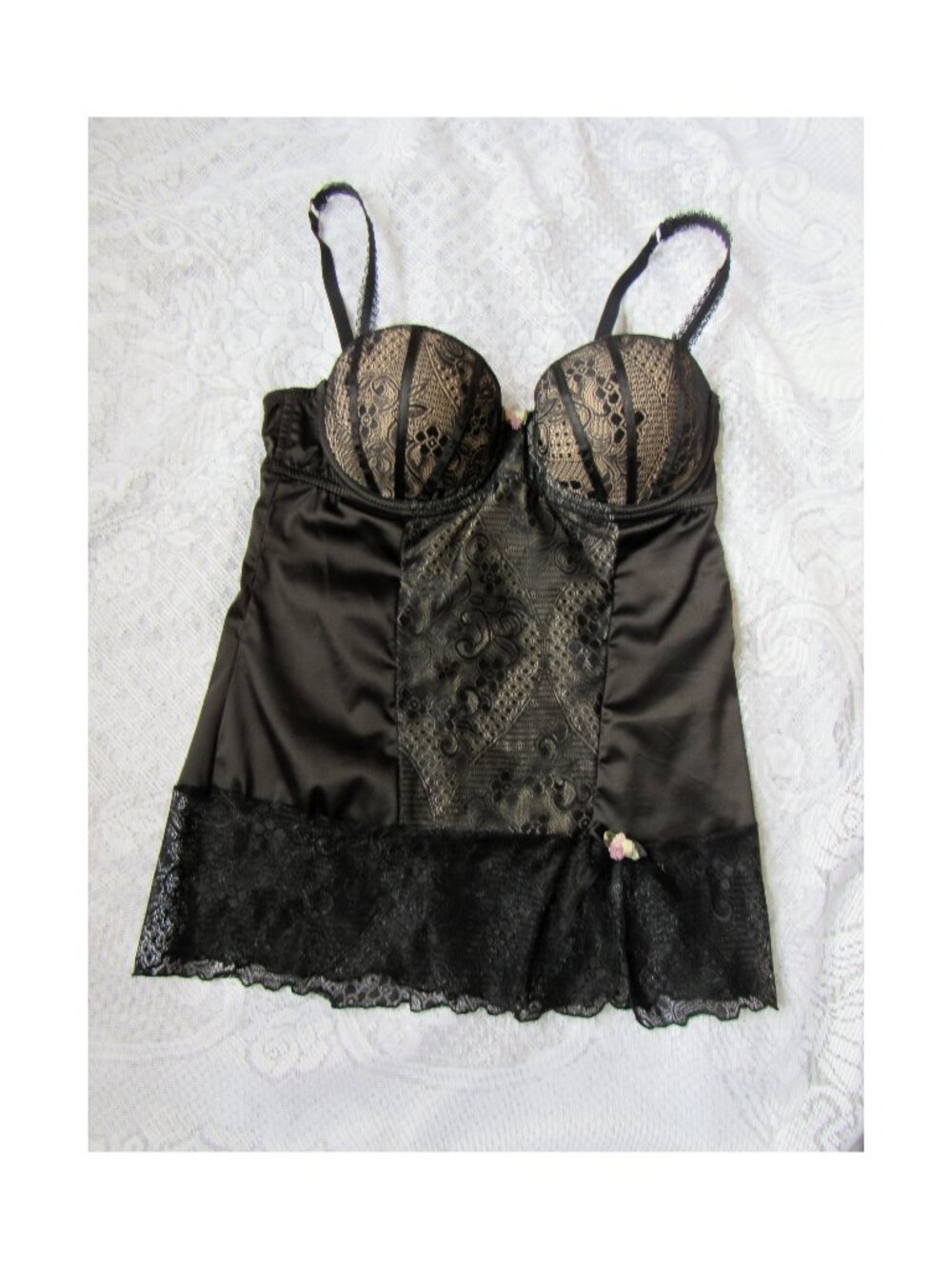 BLUSH Intimate , Black /Lace, Sz. M